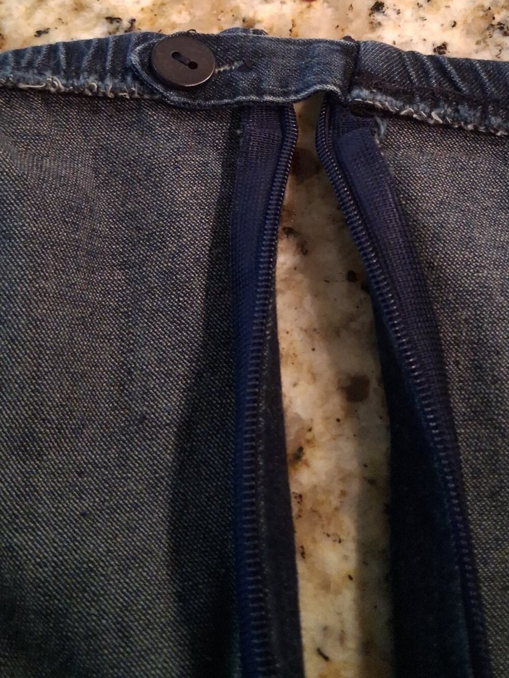 Eileen Fisher Pull‑On Denim Pants – Dark Wash – Women’s L - Picture 6 of 6
